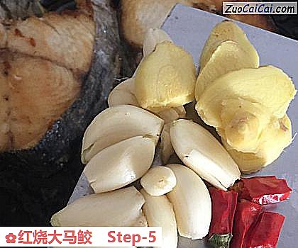 红烧大马鲛做法第五步骤