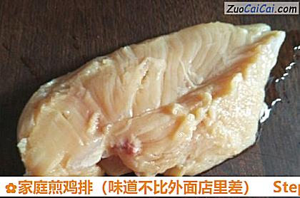 家庭煎鸡排做法第一步骤