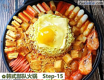 韩式部队火锅成品图2
