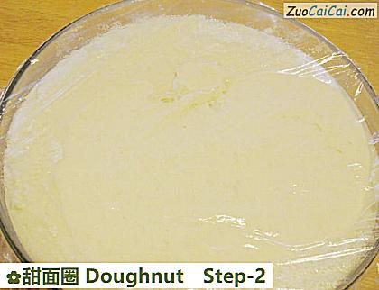 甜面圈Doughnut做法第二步骤