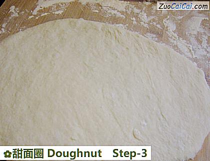 甜面圈Doughnut做法第三步骤