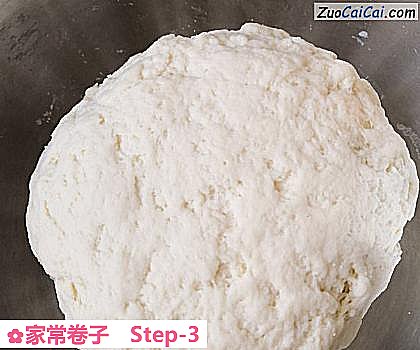 家常卷子做法第三步骤
