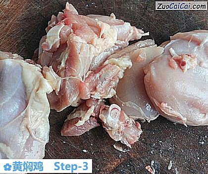 黄焖鸡做法第三步骤
