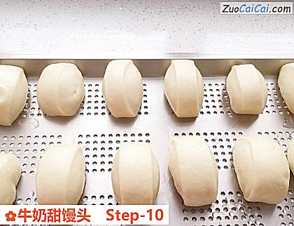 牛奶甜馒头做法第十步骤