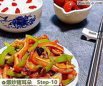 爆炒猪耳朵做法第十步骤