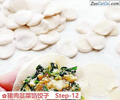 猪肉韭菜馅饺子做法第十二步骤