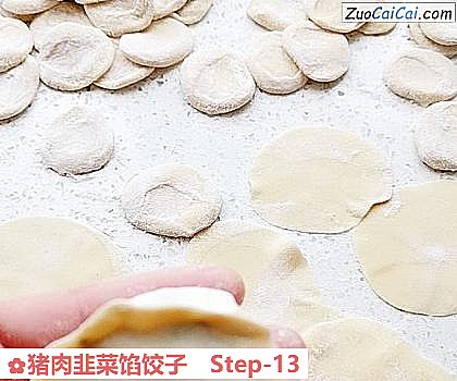 猪肉韭菜馅饺子做法第十三步骤