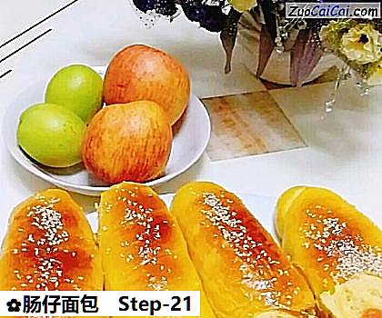 肠仔面包成品图1