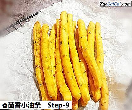 茴香小油条做法第九步骤