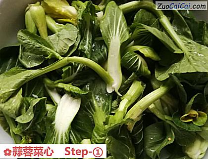 蒜蓉菜心做法第一步骤