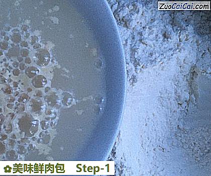 美味鲜肉包做法第一步骤