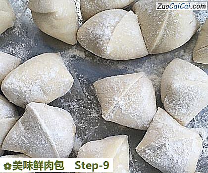 美味鲜肉包做法第九步骤