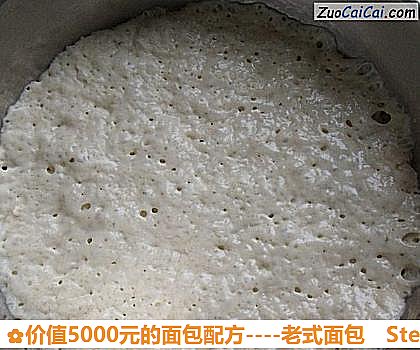 价值5000元的面包配方做法第二步骤