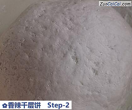 香辣千层饼做法第二步骤