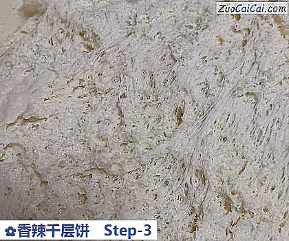 香辣千层饼做法第三步骤