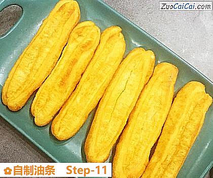 自制油条做法第十一步骤