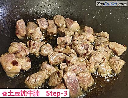 土豆炖牛腩做法第三步骤