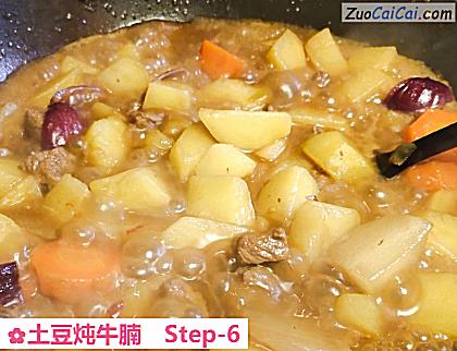 土豆炖牛腩做法第六步骤