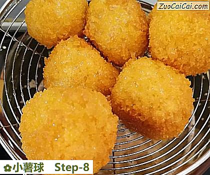 小薯球做法第八步骤