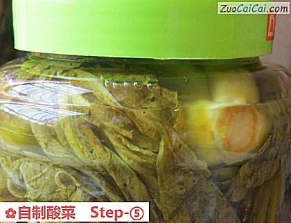 自制酸菜做法第五步骤