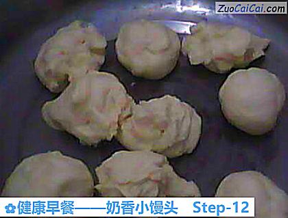 奶香小馒头做法第十二步骤