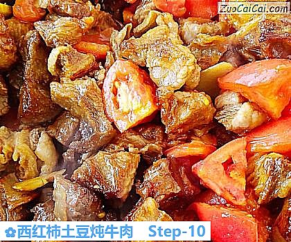 西红柿土豆炖牛肉做法第十步骤