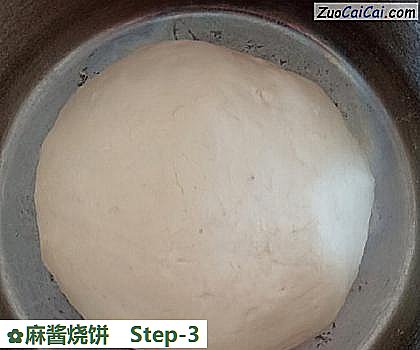 麻酱烧饼做法第三步骤