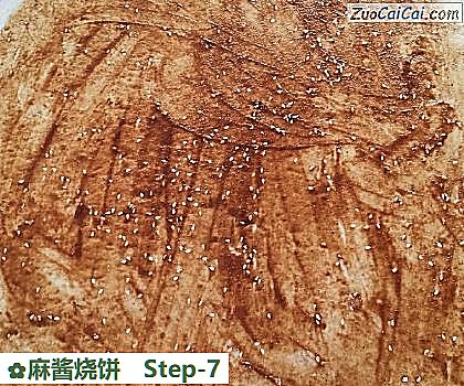 麻酱烧饼做法第七步骤