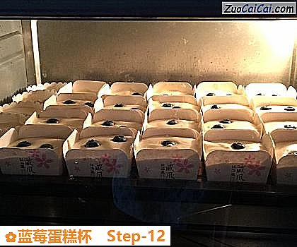 蓝莓蛋糕杯做法第十二步骤