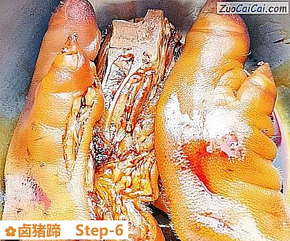 卤猪蹄做法第六步骤