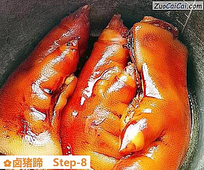 卤猪蹄做法第八步骤