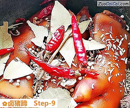 卤猪蹄做法第九步骤
