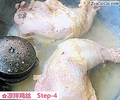 凉拌鸡丝做法第四步骤