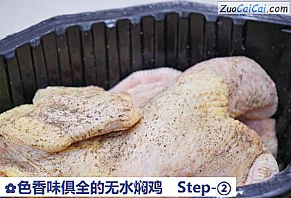 色香味俱全的无水焖鸡做法第二步骤