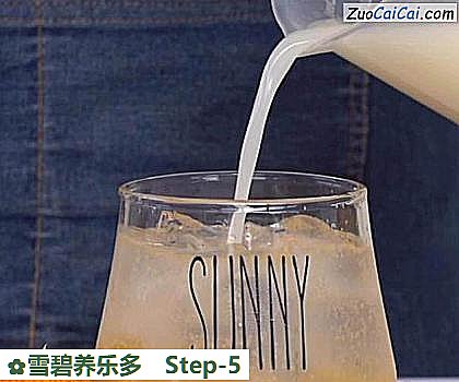 雪碧养乐多做法第五步骤