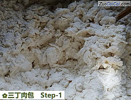 三丁肉包做法第一步骤