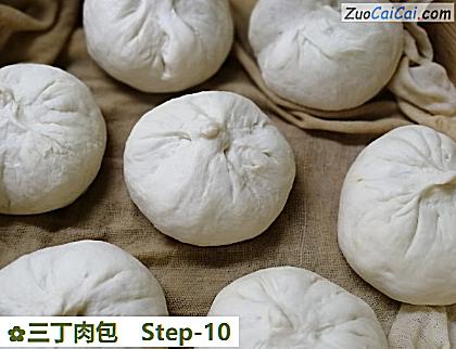 三丁肉包做法第十步骤