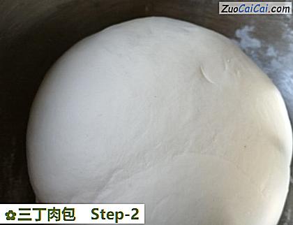 三丁肉包做法第二步骤