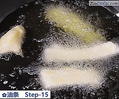 油条做法第十五步骤