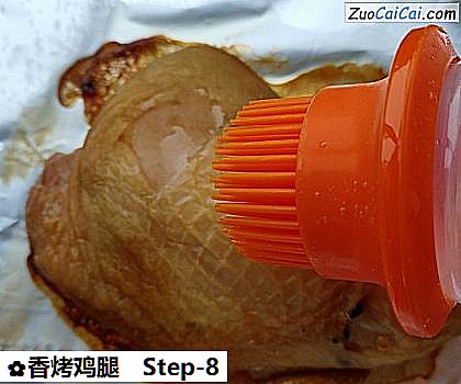 香烤鸡腿做法第八步骤