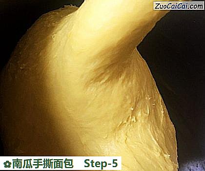 南瓜手撕面包做法第五步骤
