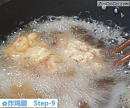 炸鸡腿做法第九步骤