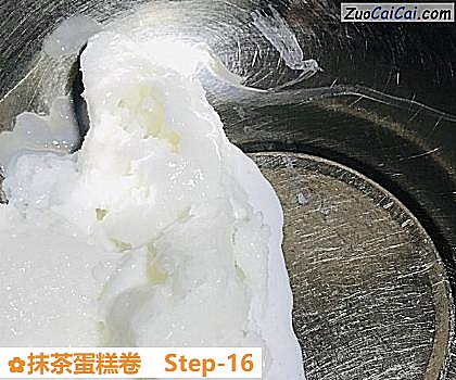 抹茶蛋糕卷做法第十六步骤