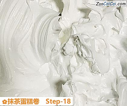 抹茶蛋糕卷做法第十八步骤