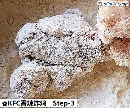 KFC香辣炸鸡做法第三步骤