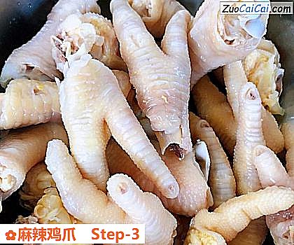 麻辣鸡爪做法第三步骤