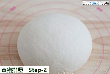 猪排堡做法第二步骤