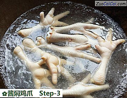 酱焖鸡爪做法第三步骤