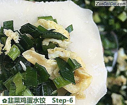 韭菜鸡蛋水饺做法第六步骤