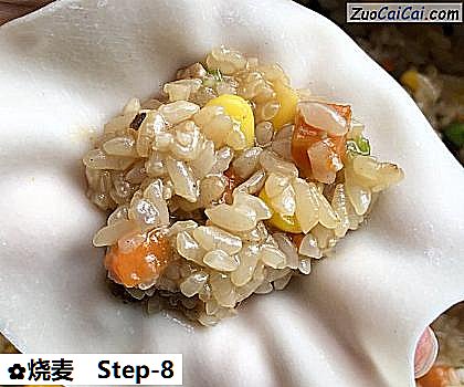 烧麦做法第八步骤